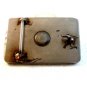 Vintage Handmade Bicentennial Eisenhower Dollar Belt Buckle