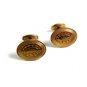 Edwardian / Deco True Vintage Goldtone Cufflinks Unmarked 102414