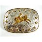 Western Cowboy Rodeo Bull Riding Belt Buckle by Silver Strike 12112013kd