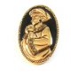Vintage African American Mother & Child Brooch by Avon