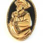 Vintage African American Mother & Child Brooch by Avon