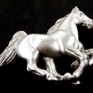 Horse Pewter Belt Buckle by KEV Made in USA 6514 Old New Stock