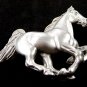 Horse Pewter Belt Buckle by KEV Made in USA 6514 Old New Stock