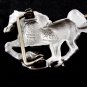 Horse Pewter Belt Buckle by KEV Made in USA 6514 Old New Stock