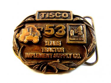 Vintage TISCO 53 Years All Makes All Parts  Belt Buckle