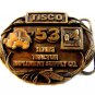 Vintage TISCO 53 Years All Makes All Parts Belt Buckle