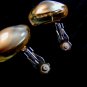 Vintage Norma Jean Lucite Clip On Earrings