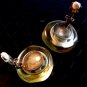 Vintage Norma Jean Lucite Clip On Earrings