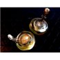 Vintage Norma Jean Lucite Clip On Earrings