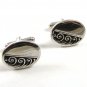 True Vintage Silvertone Classy Cufflinks by Hickok USA 100714