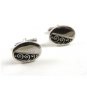 True Vintage Silvertone Classy Cufflinks by Hickok USA 100714