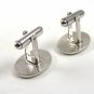 True Vintage Silvertone Classy Cufflinks by Hickok USA 100714