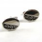 True Vintage Silvertone Classy Cufflinks by Hickok USA 100714