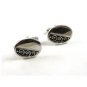 True Vintage Silvertone Classy Cufflinks by Hickok USA 100714