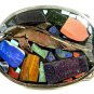 Vintage Silvertone & Stones & Enamel Huecho En Mexico Shark Belt Buckle 10292013