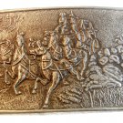 Vintage Stage Coach Western Cowboy Belt Buckle