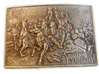Vintage Stage Coach Western Cowboy Belt Buckle