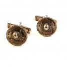 Vintage Old Eagle Mark 63 or 163 Mexican Sombero Sterling Silver Cufflinks 07082