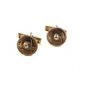 Vintage Old Eagle Mark 63 or 163 Mexican Sombero Sterling Silver Cufflinks 07082