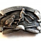 Vintage 1982 Baseball Limited Edition Commemorative Belt Buckle by Arroyo Grand
