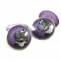 Edwardian Schnauzer Dog Portrait Sterling Silver Cufflinks Unmarked 101514