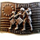 Vintage Spirit of 76 Bicentennial Belt Buckle
