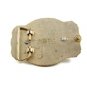 Western Cowboy Silvertone Green / White Belt Buckle 10272013df