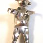 Rare Vintage Signed Sterling Silver Hopi Mud Man Brooch / Pendant