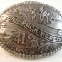 1995 Silver Tone Buffalo P.R.C.A. Rodeo Belt Buckle