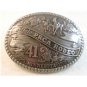 1995 Silver Tone Buffalo P.R.C.A. Rodeo Belt Buckle