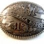 1995 Silver Tone Buffalo P.R.C.A. Rodeo Belt Buckle