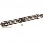 Edwardian Art Deco Sterliing Silver Amythests Filigree Bracelet Unbranded 7415