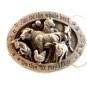 1992 Siskiyou Fun For The Whole Herd Puyallup Belt Buckle