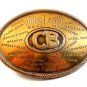 Vintage CB Belt Buckle