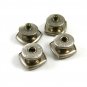 Deco Silvertone Mother Pearl Black Snap Link Cufflinks by Snap Link 103114