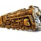 Vintage Train Locomotive Belt Buckle