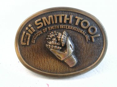 Vintage Smith Tool Division of Smith International Belt Buckle