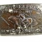Vintage Pony Express 1860 - 1861 St Joe to Sacramento Belt Buckle #102213
