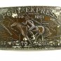 Vintage Pony Express 1860 - 1861 St Joe to Sacramento Belt Buckle #102213