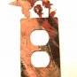 Hummingbird Double Outlet Cover by Steel Images USA 0222615F