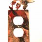 Hummingbird Double Outlet Cover by Steel Images USA 0222615F