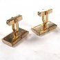 Vintage Goldtone Initial / Letters N. C. Cufflinks by Swank 72215