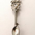 Vintage Sterling Spoon Heart Jockey Horse Derby Race Brooch Odd