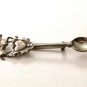 Vintage Sterling Spoon Heart Jockey Horse Derby Race Brooch Odd