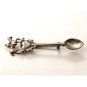 Vintage Sterling Spoon Heart Jockey Horse Derby Race Brooch Odd