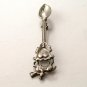 Vintage Sterling Spoon Heart Jockey Horse Derby Race Brooch Odd