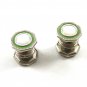 True Vintage Art Deco Green & Mother of Pearl Cufflinks by Snap Link 101014