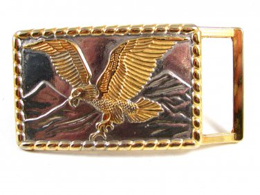 American Eagle 2 Tone Belt Buckle 62514