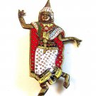 Vintage Siam Enameled Goddess Brooch Marked  Royal