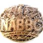 Vintage 1988 NABBC National Assoc. of Belt Buckle Collectors Belt Buckle Mint